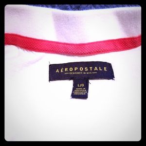 Red and black Aeropostale Polo